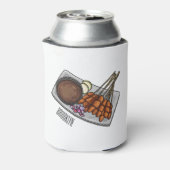 サタイカートゥーンイラストレーション 缶クーラー (缶裏面)