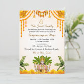 サタナラヤンカタ招待状カード 招待状 (スタンド正面)