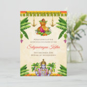 サタナラヤン招待インディアンプジャ招待状 招待状 (スタンド正面)