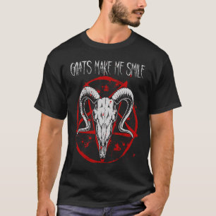 サタニストのサタン・ペンタグラムは私を愛するバプホメット666土 Tシャツ