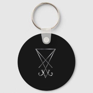 サタニズムのLucifer- Aの記号のSigil キーホルダー