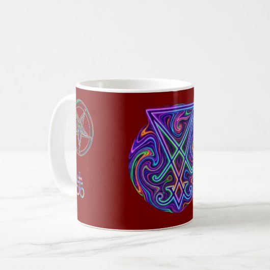 サタニック コーヒーマグカップ (正面左)
