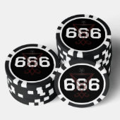 サタニック ポーカーチップ (積み重ね)