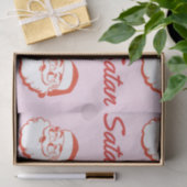 サタンおもしろいサンタクロースのスペルミスTypo 薄葉紙 (ギフト)