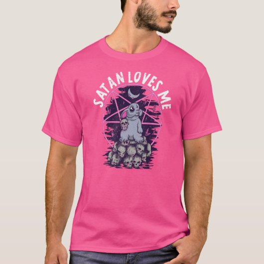 サタンが私を愛するサタンのバニー・サタン1 Tシャツ (正面)