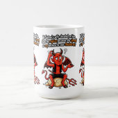 サタンに浮気された悪魔のジレンマが面白すぎる! コーヒーマグカップ (中央)