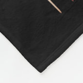 サタンの上で私は高地ハッピーイーストを持っている フリースブランケット (角)