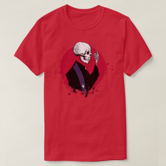 サタンの聖職者 Tシャツ (デザイン正面)
