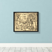 サタンの魔女たちが彼の名前を8x10にする キャンバスプリント (インサイチュ (ウッドフロア))