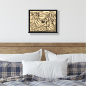 サタンの魔女スワップ文字8x10 キャンバスプリント (インサイチュ (寝室))