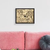 サタンの魔女スワップ文字8x10 キャンバスプリント (インサイチュ (リビング))