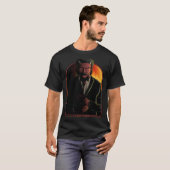 サタンは悪魔を待っている666反キリストのオカルト Tシャツ (正面フル)