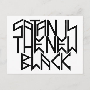 サタンは新しいブラックNo.3（黒） ポストカード
