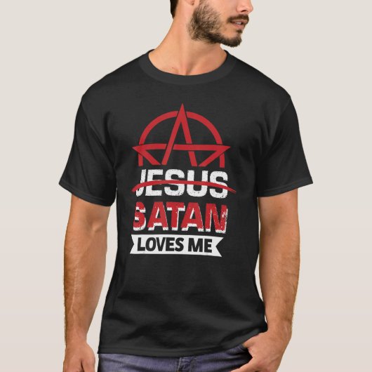 サタンは私を愛するゴシックプライド Tシャツ (正面)