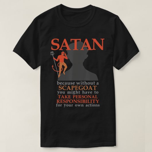サタンは私を愛するバプホメット悪魔666スケープゴアグノスト Tシャツ (デザイン正面)