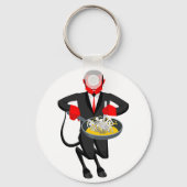 サタンは罪人を邪悪なキーチェーンを放つ キーホルダー (裏面)