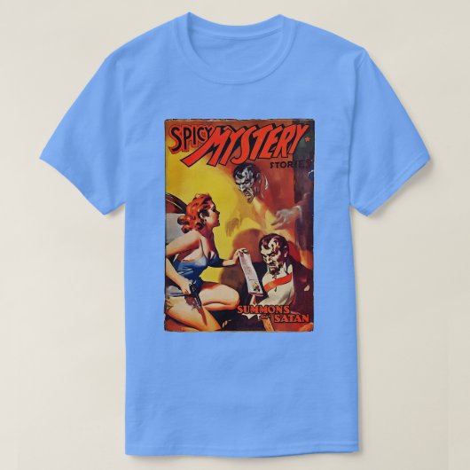 サタンへのスパイシーなミステリー召喚 Tシャツ (デザイン正面)