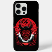 サタンイビル顔 |デーモンヘッドグラフィックデザイン Case-Mate iPhoneケース (裏面)