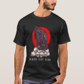サタンキャットサタン悪魔の悪魔Kitten 666猫Occ Tシャツ (正面)