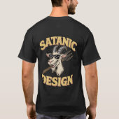 サタンデザインベーシックDark Tシャツ👕✅ Tシャツ (裏面)