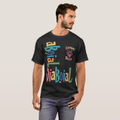 サタンデザインベーシックDark Tシャツ👕✅ Tシャツ (正面フル)