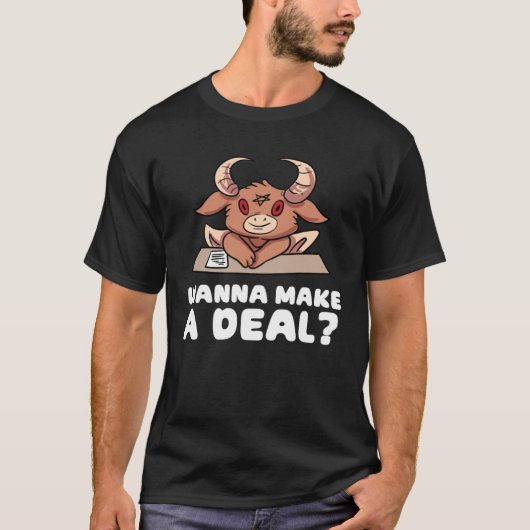 サタンデビルゴシックデーモンペンタグラムサタン魔女 Tシャツ (正面)
