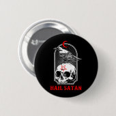 サタンマンズ 悪魔 スカル 政府 エージェンシース 缶バッジ (正面&裏面)
