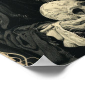 サタンヤギアールヌーボータロットカードポスター ポスター (角)