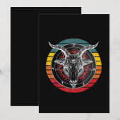 サタンヤギ、ヤギの贈り物 セーブザデート (正面/裏面)