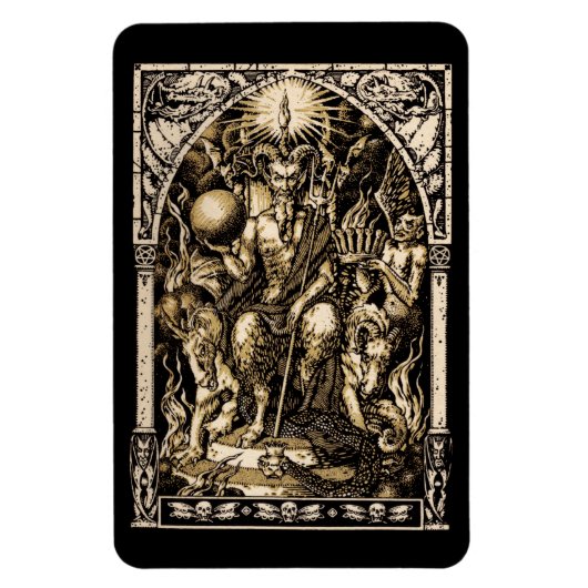 サタン即位4x6マグネット マグネット (縦)