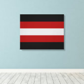 サタン国旗（悪魔） キャンバスプリント (インサイチュ (ウッドフロア))