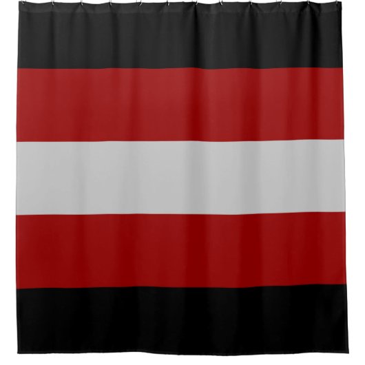 サタン国旗（悪魔） シャワーカーテン (正面)