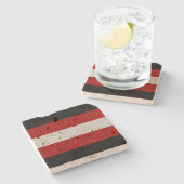 サタン国旗（悪魔） ストーンコースター (横)