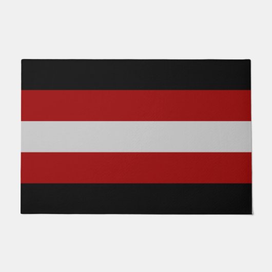 サタン国旗（悪魔） ドアマット (正面)