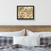 サタン教えの魔女8x10 キャンバスプリント (インサイチュ (寝室))