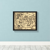 サタン教えの魔女8x10 キャンバスプリント (インサイチュ (ウッドフロア))