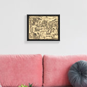 サタン教えの魔女8x10 キャンバスプリント (インサイチュ (リビング))