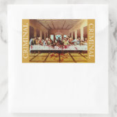 サタン最後の夕食のシール 長方形シール (バッグ)