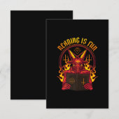 サタン異教のヤギ保険料 出欠カード (正面/裏面)