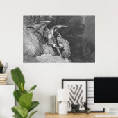 サタン考えのポスター ポスター (ホームオフィス)