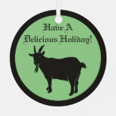 サタン黒ヤギ メタルオーナメント (裏面)