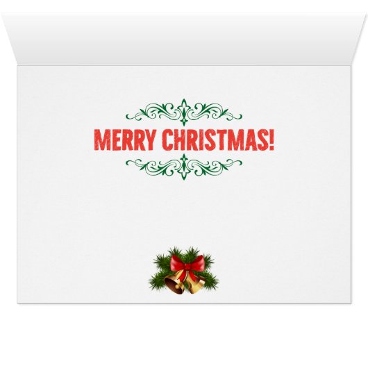 「サタン」おもしろいクリスマスカードの自動修正 (内部横(下))