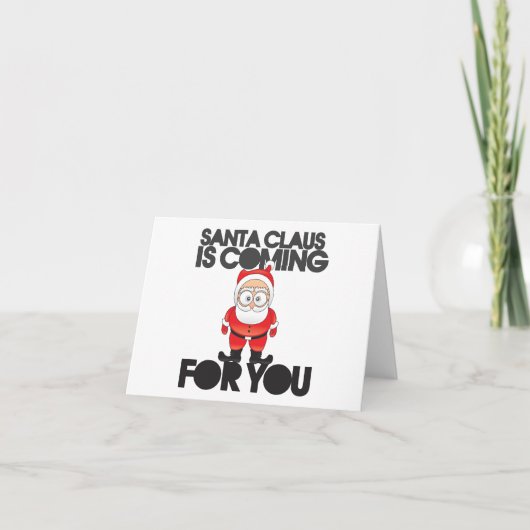 サタン·クロース·ユーモア シーズンカード (正面)