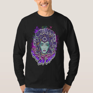 サタン ヘヴィ パンクス ノット デッド ゴシック タトゥー ネイチャー ロ Tシャツ
