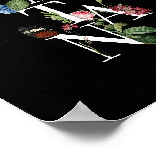 サタン – 花 ポスター (角)