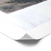 サターの水車とカルロマ渓谷の眺め ポスター (角)