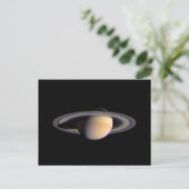 サターンのカッシーニビュー宇宙NASA ポストカード (スタンド正面)