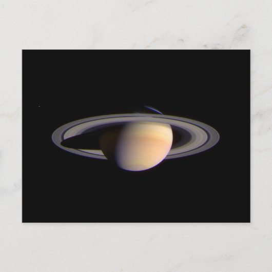 サターンのカッシーニビュー宇宙NASA ポストカード (正面)