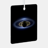 サターンはカッシーニ・オービターから太陽を食べた メタルオーナメント (正面右)