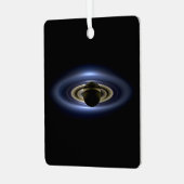 サターンはカッシーニ・オービターから太陽を食べた メタルオーナメント (正面左)